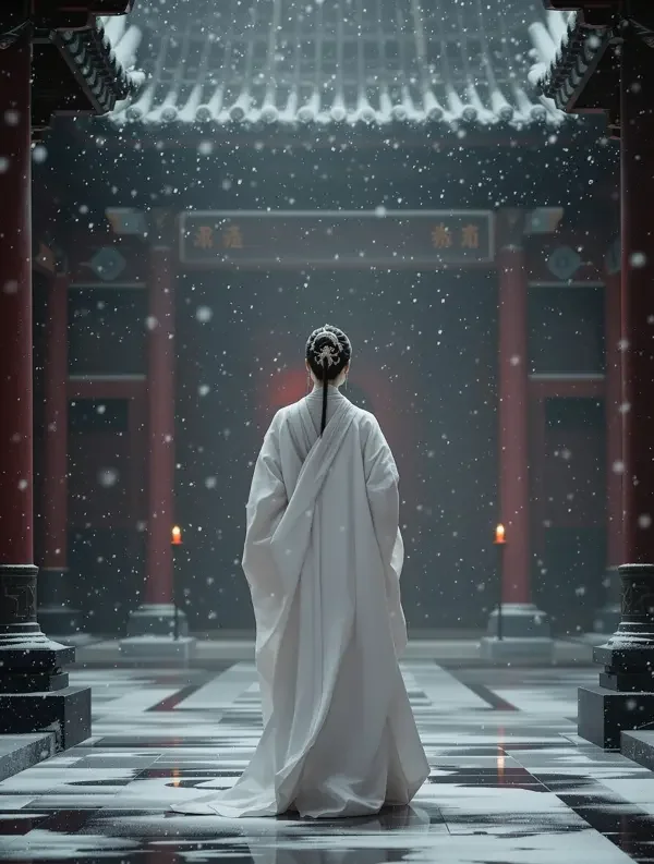 短剧《冷宫灯灭》封面，古装题材，红果短剧 74 集合集